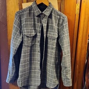 Pendleton Gray Plaid Casual Button Down Shirt